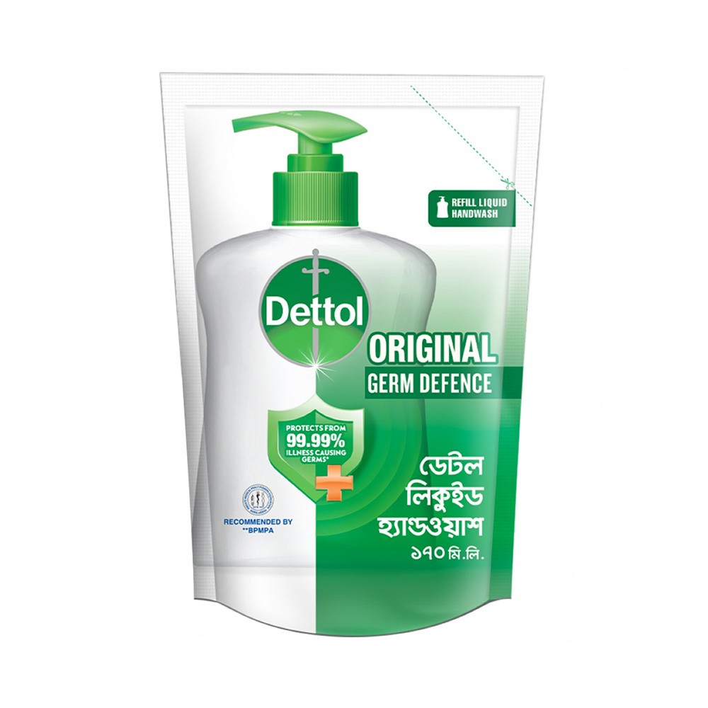 Dettol Handwash Original Liquid Refill 170ML